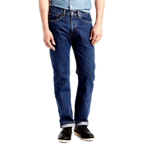 Brand New Men's LEVIS 505 Regular Fit Jeans - Picture 5 of 8